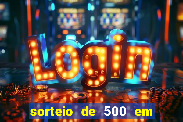 sorteio de 500 em cash toda segunda feira novibet